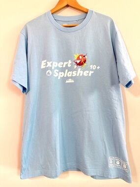 Uniqlo UT x Pokémon TCG "Expert Splasher" Magikarp Graphic Tee Light Blue XL